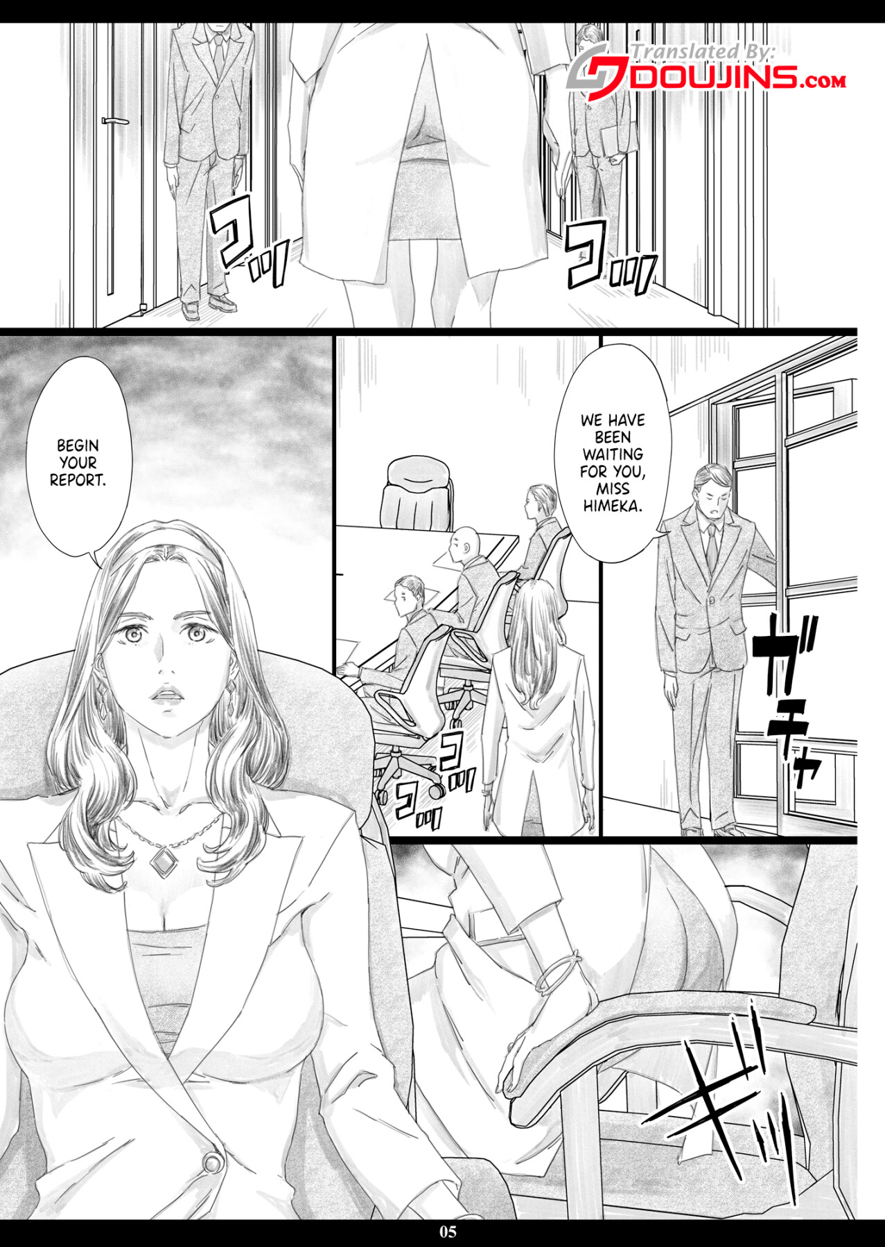 Hentai Manga Comic-Buxom High-Class Chairwoman Meat Doll-Read-3